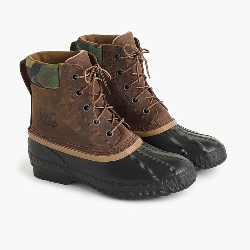 J. Crew X Sorel Cheyanne II boots in Tobacco NWT